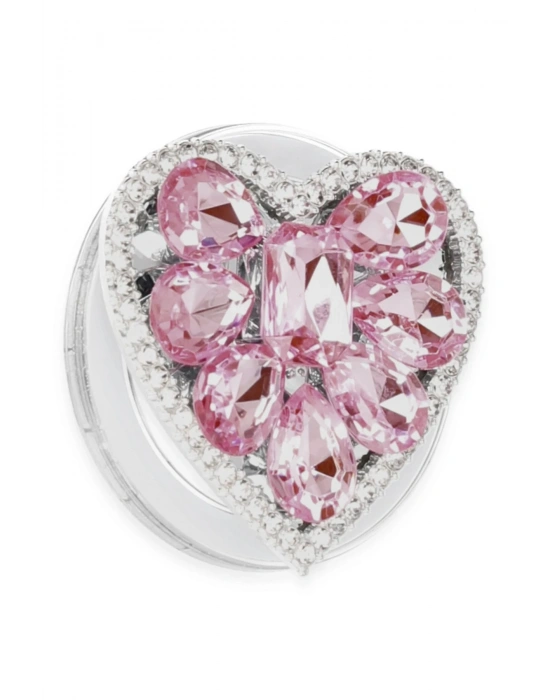 Newface Kickstand Taşlı Magsafe Stand - Pembe