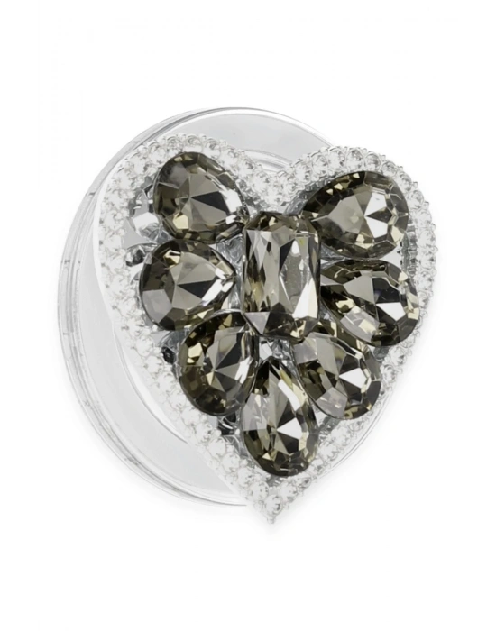 Newface Kickstand Taşlı Magsafe Stand - Siyah