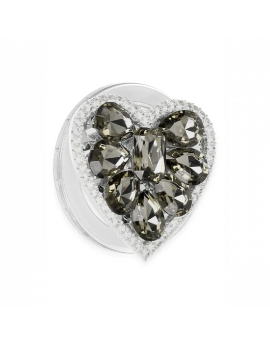 Newface Kickstand Taşlı Magsafe Stand - Siyah