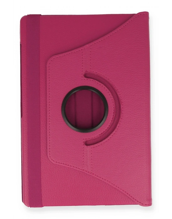 Newface Lenovo M10 FHD Plus X606F Kılıf 360 Tablet Deri Kılıf - Pembe