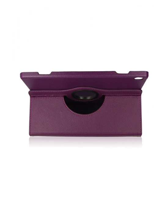 Newface Lenovo M10 X505F Kılıf 360 Tablet Deri Kılıf - Mürdüm