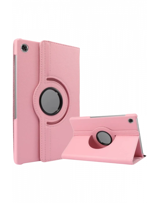 Newface Lenovo Tab M10 TB311FU Kılıf 360 Tablet Deri Kılıf - Pembe