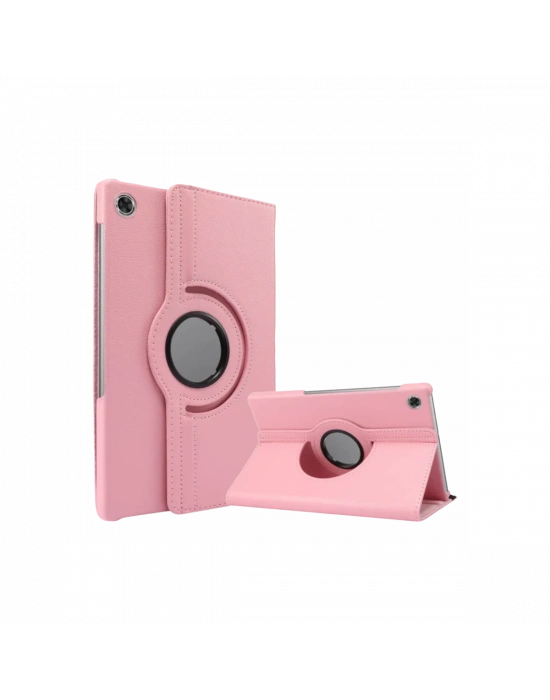 Newface Lenovo Tab M10 TB311FU Kılıf 360 Tablet Deri Kılıf - Pembe