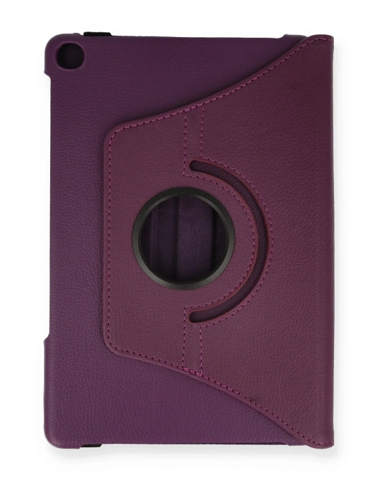 Newface Lenovo Tab M10 TB328FU Kılıf 360 Tablet Deri Kılıf - Mürdüm