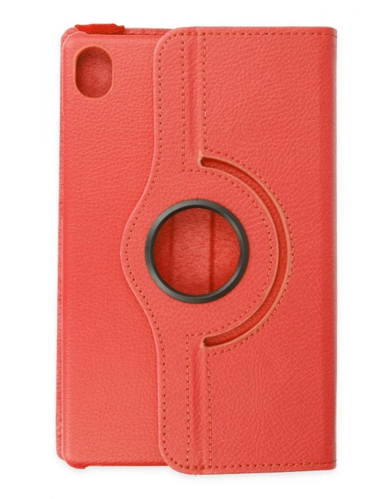 Newface Lenovo Tab M8 Kılıf 360 Tablet Deri Kılıf - Kırmızı