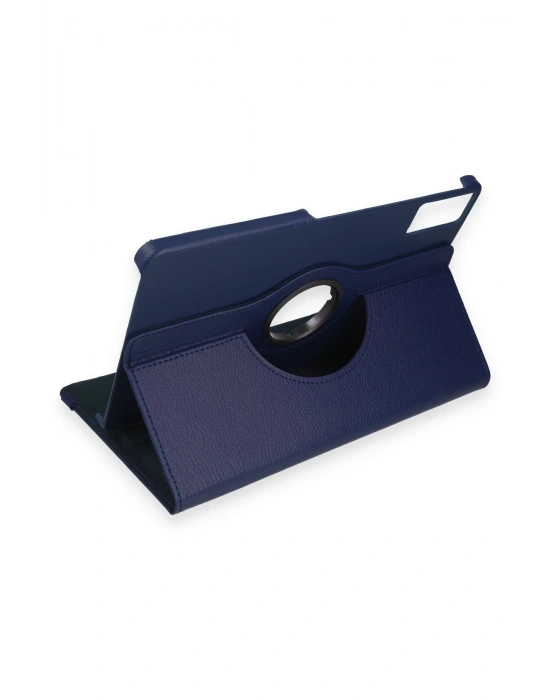 Newface Lenovo Tab M8 Kılıf 360 Tablet Deri Kılıf - Lacivert