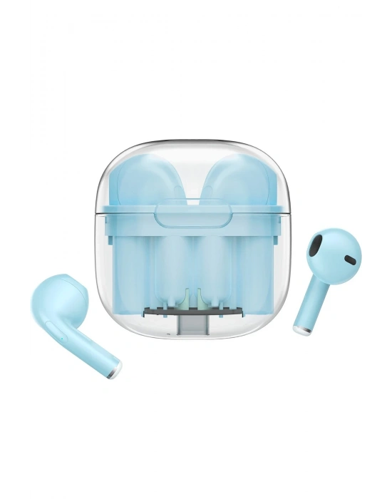 Newface LS-09 Bluetooth 5.3 TWS Kablosuz Airpods Kulaklık - Mavi