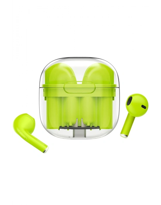 Newface LS-09 Bluetooth 5.3 TWS Kablosuz Airpods Kulaklık - Yeşil