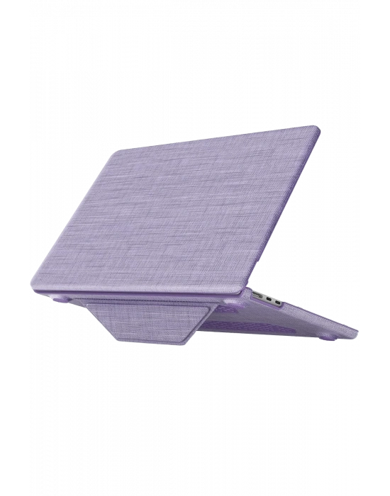 Newface Macbook Air 13.6 Macbook Kumaş Kapak - Mor