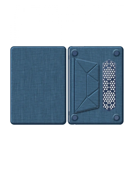 Newface Macbook Air 15 2023 Macbook Kumaş Kapak - Lacivert