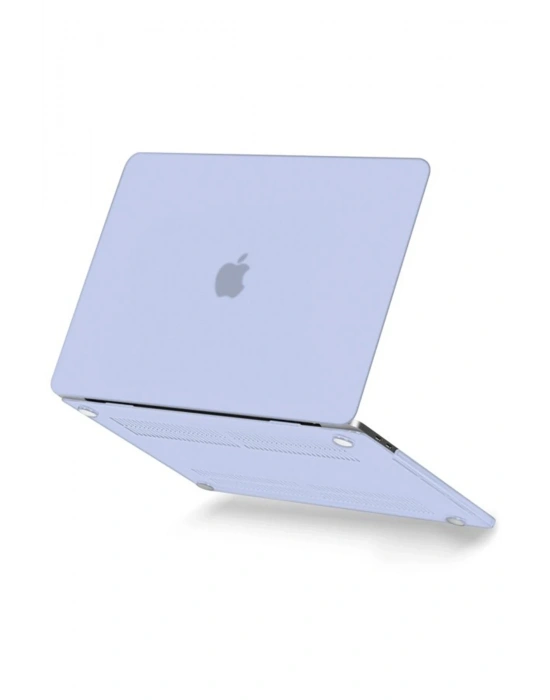 Newface Macbook Pro 13 2020 Macbook Buzlu Kapak - Lila