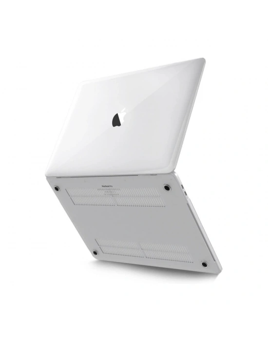 Newface Macbook Pro 13 2020 Macbook Buzlu Kapak - Şeffaf