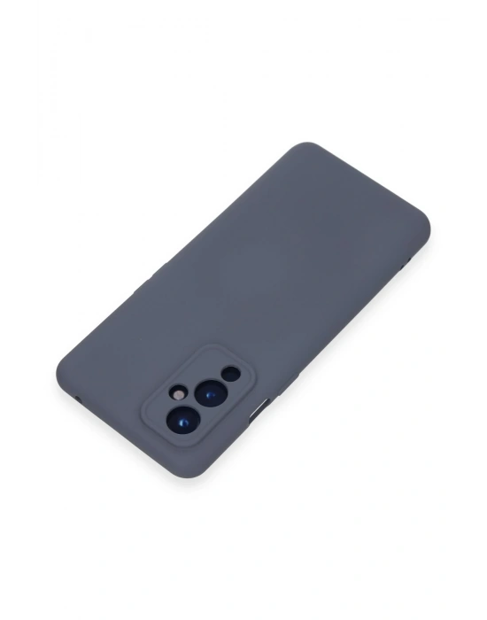 Newface One Plus 9 Kılıf Nano içi Kadife Silikon - Gri