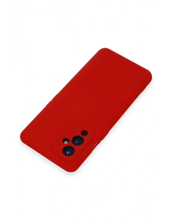 Newface One Plus 9 Kılıf Nano içi Kadife Silikon - Kırmızı