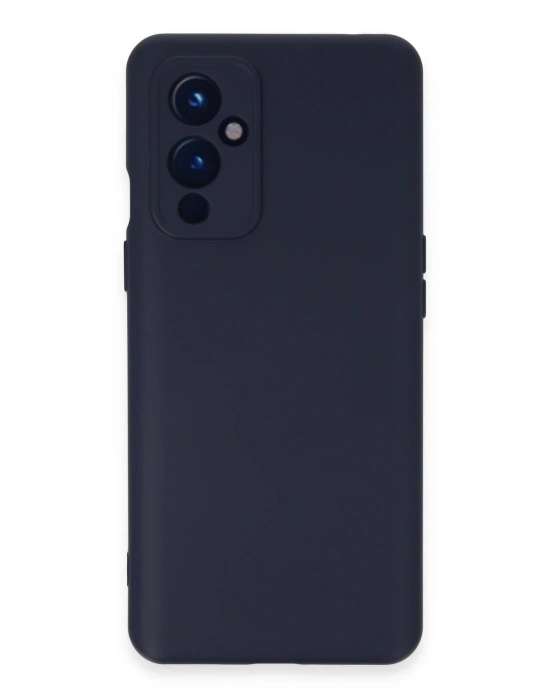 Newface One Plus 9 Kılıf Nano içi Kadife Silikon - Lacivert