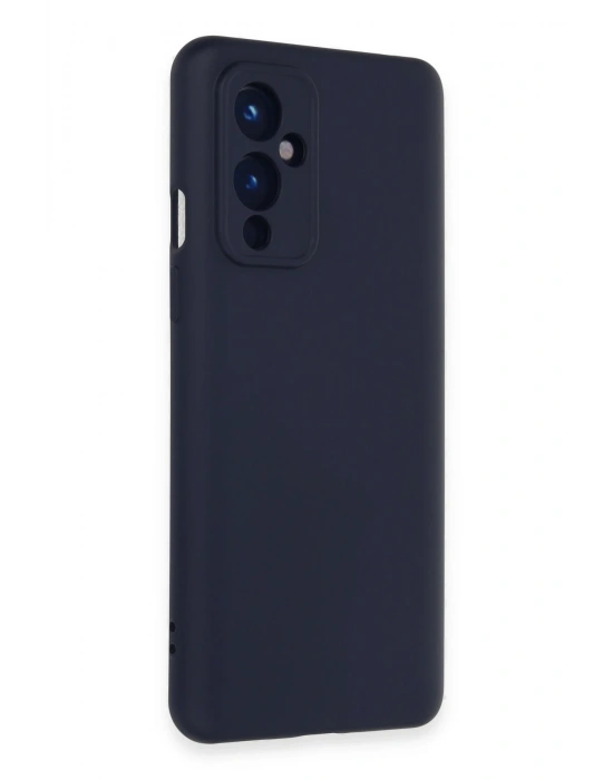 Newface One Plus 9 Kılıf Nano içi Kadife Silikon - Lacivert