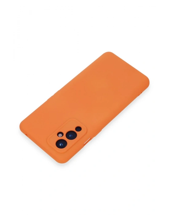 Newface One Plus 9 Kılıf Nano içi Kadife Silikon - Turuncu
