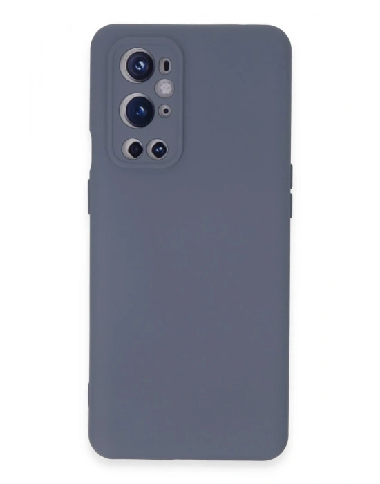 Newface One Plus 9 Pro Kılıf Nano içi Kadife Silikon - Gri
