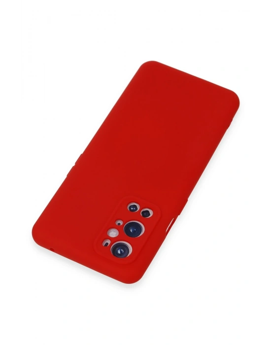 Newface One Plus 9 Pro Kılıf Nano içi Kadife Silikon - Kırmızı