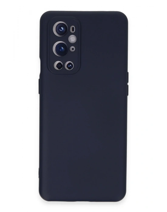 Newface One Plus 9 Pro Kılıf Nano içi Kadife Silikon - Lacivert