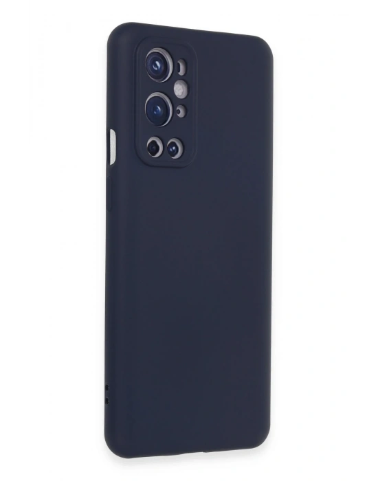 Newface One Plus 9 Pro Kılıf Nano içi Kadife Silikon - Lacivert