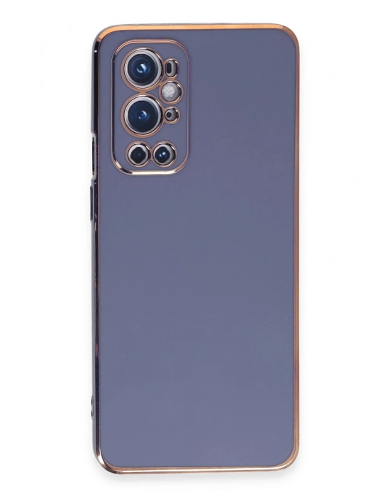 Newface One Plus 9 Pro Kılıf Volet Silikon - Mavi