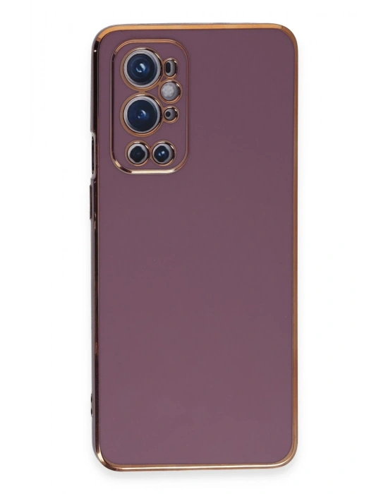 Newface One Plus 9 Pro Kılıf Volet Silikon - Mor