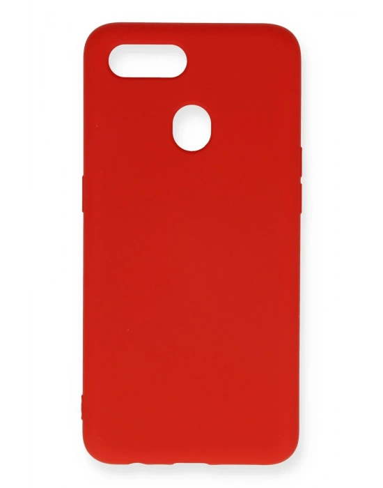 Newface Oppo A12 Kılıf Nano içi Kadife Silikon - Kırmızı