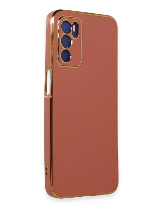 Newface Oppo A16 Kılıf Volet Silikon - Kırmızı