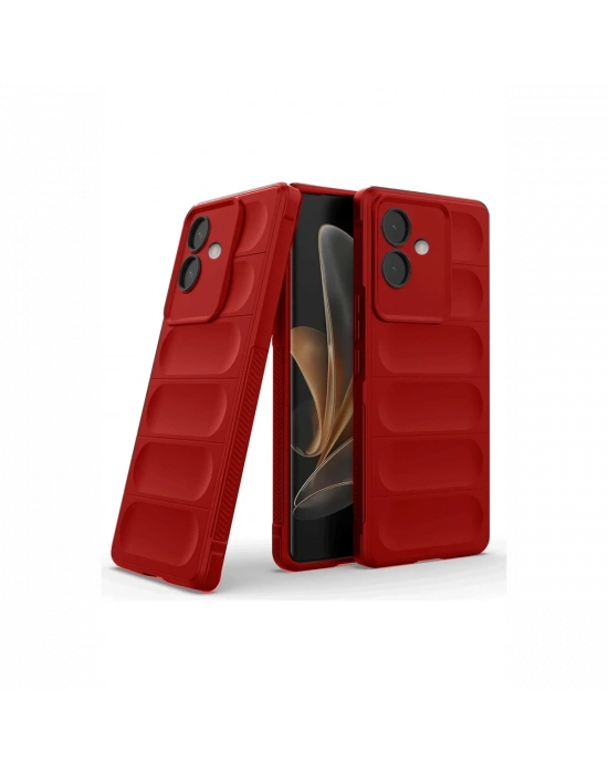 Newface Oppo A3 Kılıf Optimum Silikon - Kırmızı