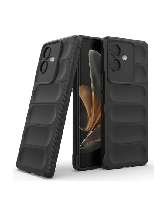 Newface Oppo A3 Kılıf Optimum Silikon - Siyah