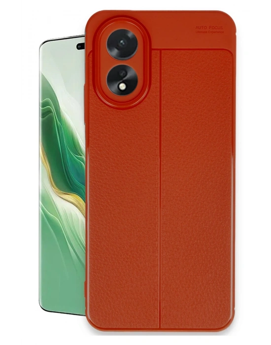 Newface Oppo A38 Kılıf Auto Focus Kapak - Kırmızı