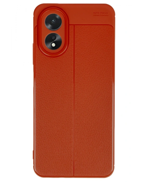 Newface Oppo A38 Kılıf Auto Focus Kapak - Kırmızı