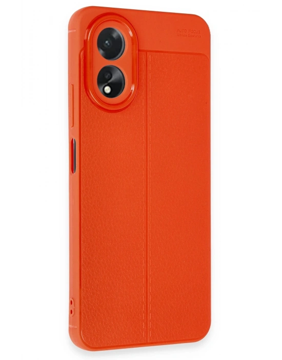 Newface Oppo A38 Kılıf Auto Focus Kapak - Kırmızı