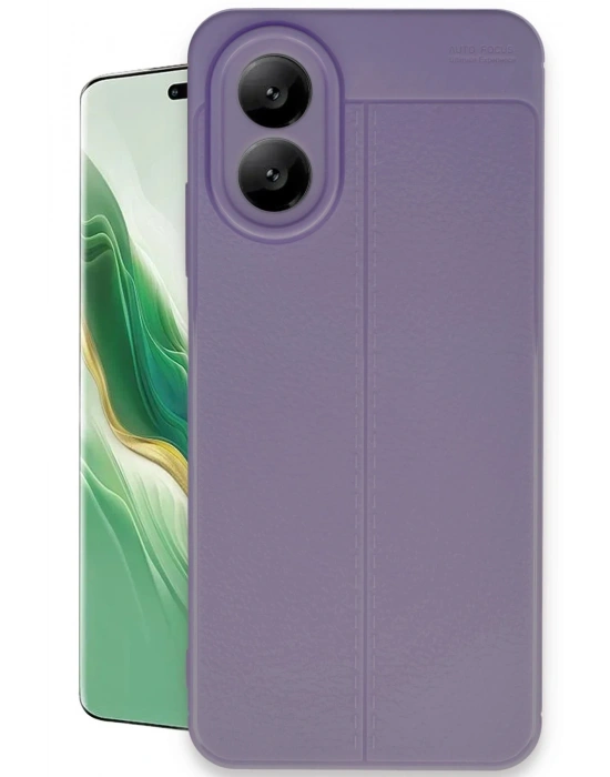 Newface Oppo A38 Kılıf Auto Focus Kapak - Lila