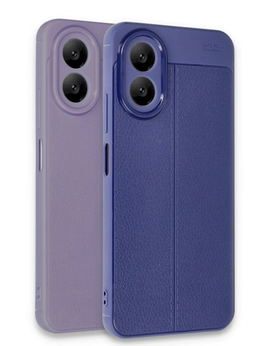 Newface Oppo A38 Kılıf Auto Focus Kapak - Lila