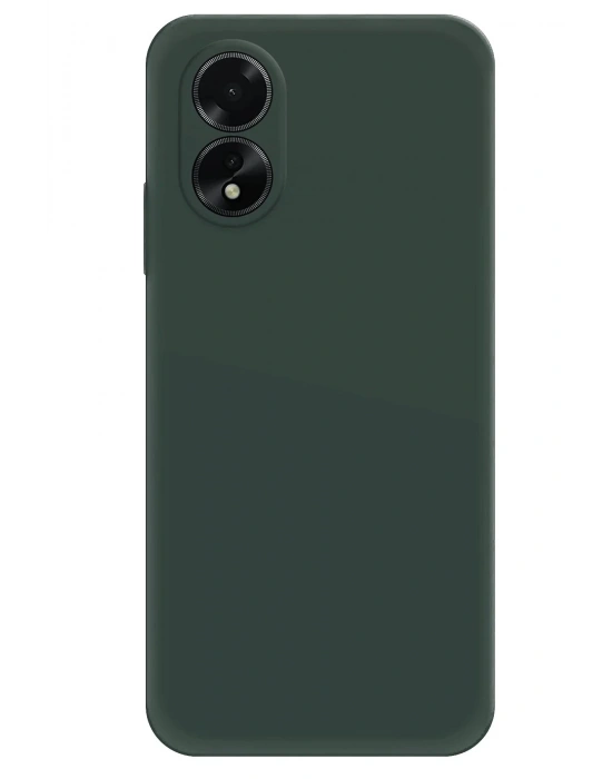 Newface Oppo A38 Kılıf First Silikon - Koyu Yeşil