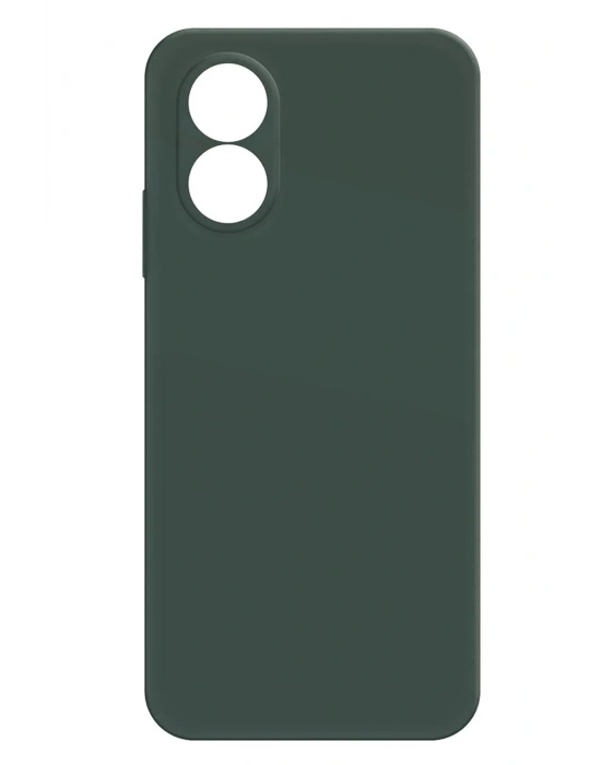 Newface Oppo A38 Kılıf First Silikon - Koyu Yeşil