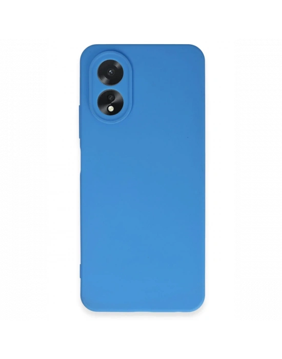 Newface Oppo A38 Kılıf First Silikon - Mavi