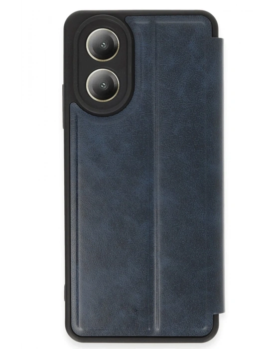 Newface Oppo A38 Kılıf Flip Cover - Lacivert