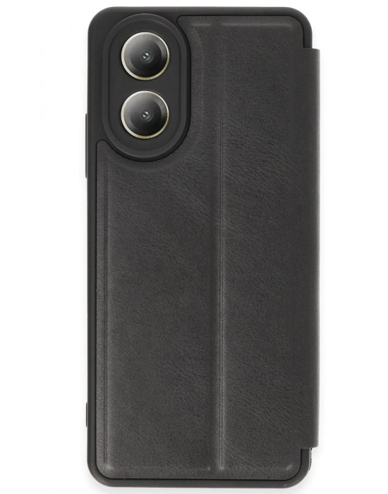 Newface Oppo A38 Kılıf Flip Cover - Siyah