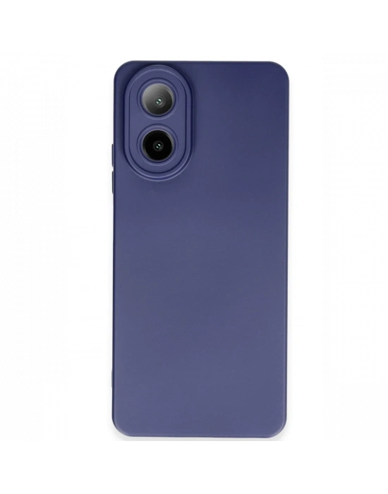 Newface Oppo A38 Kılıf Nano içi Kadife Silikon - Lacivert