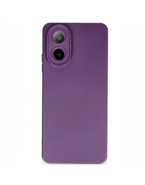 Newface Oppo A38 Kılıf Nano içi Kadife Silikon - Mor