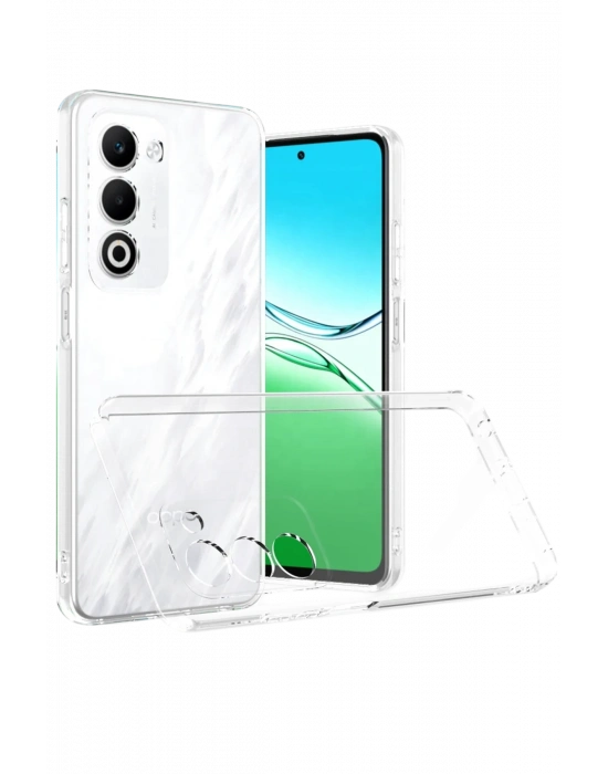 Newface Oppo A5 4G Lüx Şeffaf Silikon - Şeffaf