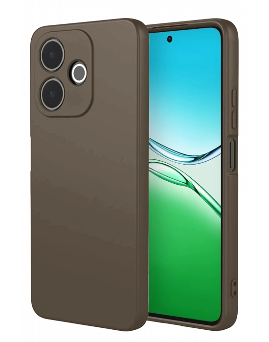 Newface Oppo A5 Pro 4G First Silikon - Kahverengi