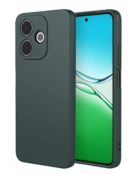 Newface Oppo A5 Pro 4G First Silikon - Koyu Yeşil