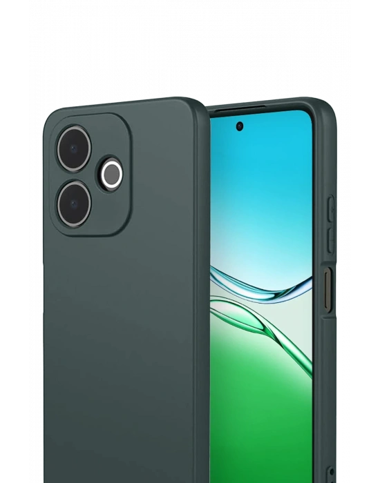 Newface Oppo A5 Pro 4G First Silikon - Koyu Yeşil