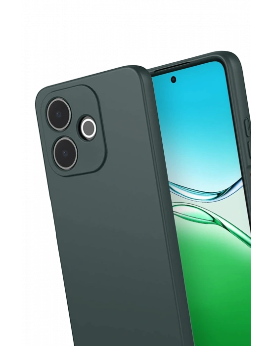 Newface Oppo A5 Pro 4G First Silikon - Koyu Yeşil