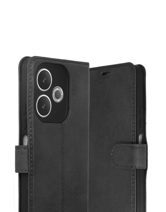 Newface Oppo A5 Pro 4G Trend S Plus Kapaklı Kılıf - Siyah