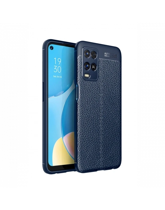 Newface Oppo A54 4G Kılıf Auto Focus Kapak - Lacivert